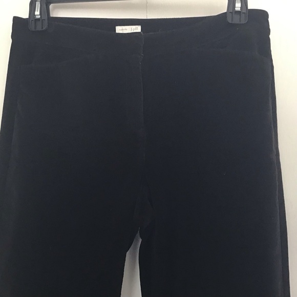 J Jill chocolate brown fine wale corduroy straight leg pants. Size 8 Tall - Picture 3 of 9